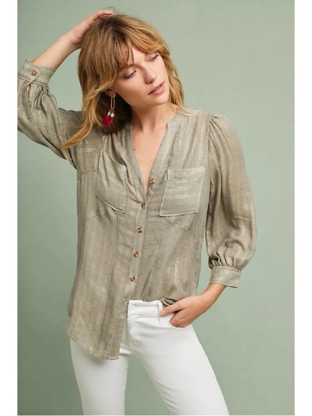 Anthropologie Tunic Top Akemi + Kin 12